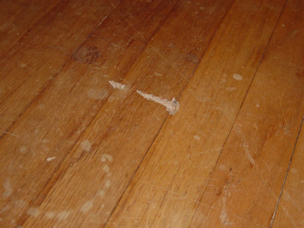 What's The Best Way to Fix Gouges and Cracks in My Hardwood Floors
